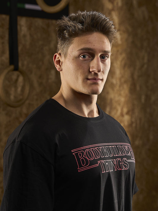 The Bulky serie speciale Bodybuilder Things - t-shirt oversize bodybuilding - t-shirt oversize da uomo - La Casa dei Campioni®