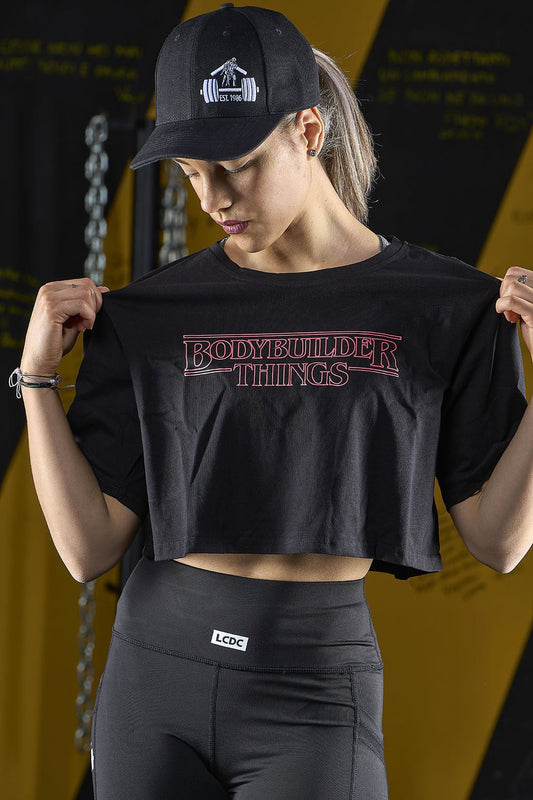 The Rocky serie speciale Bodybuilder Things - t-shirt oversize crop top donna - t-shirt oversize da donna - La Casa dei Campioni®