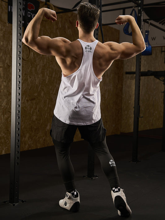 The Superdouble - pantaloncini uomo palestra con leggings scaldamuscoli - pantaloni uomo palestra - La Casa dei Campioni®