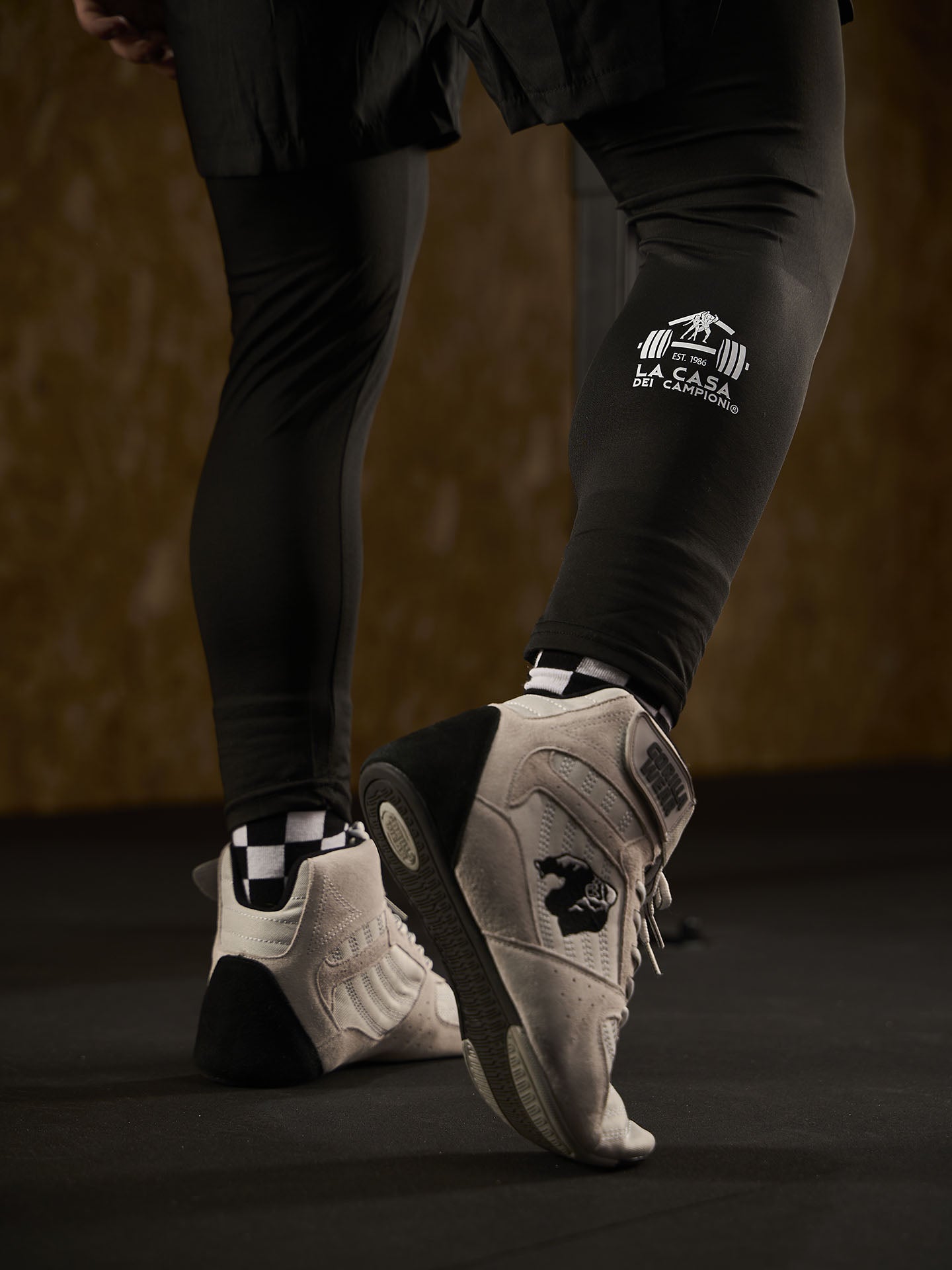 The Superdouble - pantaloncini uomo palestra con leggings scaldamuscoli - pantaloni uomo palestra - La Casa dei Campioni®