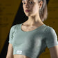 The Warrior - t-shirt crop top con schiena scoperta