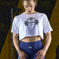 The Rocky - t-shirt oversize crop top donna