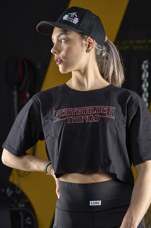 The Rocky serie speciale Bodybuilder Things - t-shirt oversize crop top donna