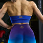 The Isa - top sportivo con scollo all'americana - leggings donna palestra - La Casa dei Campioni®