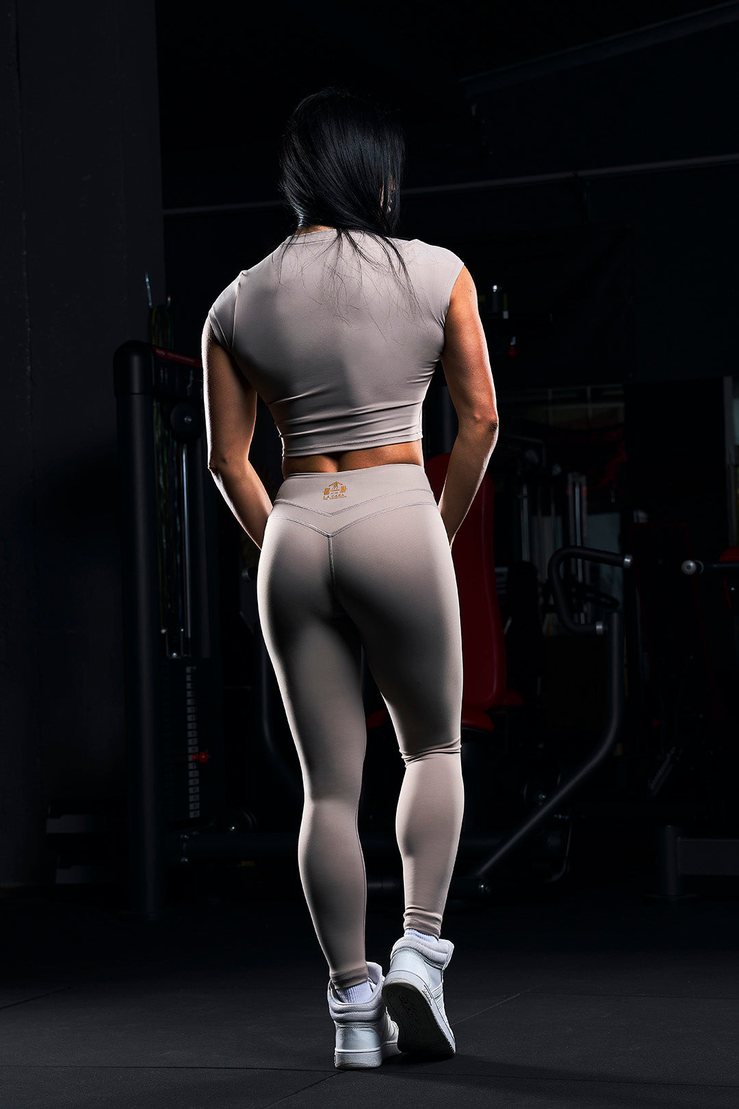 The Cydney - t-shirt aderente palestra, pump cover elasticizzata da donna