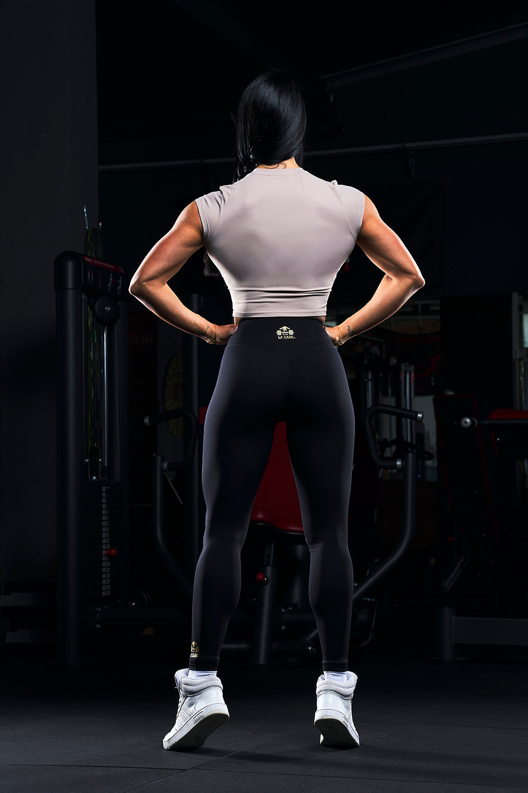 The Cydney - t-shirt aderente palestra, pump cover elasticizzata da donna