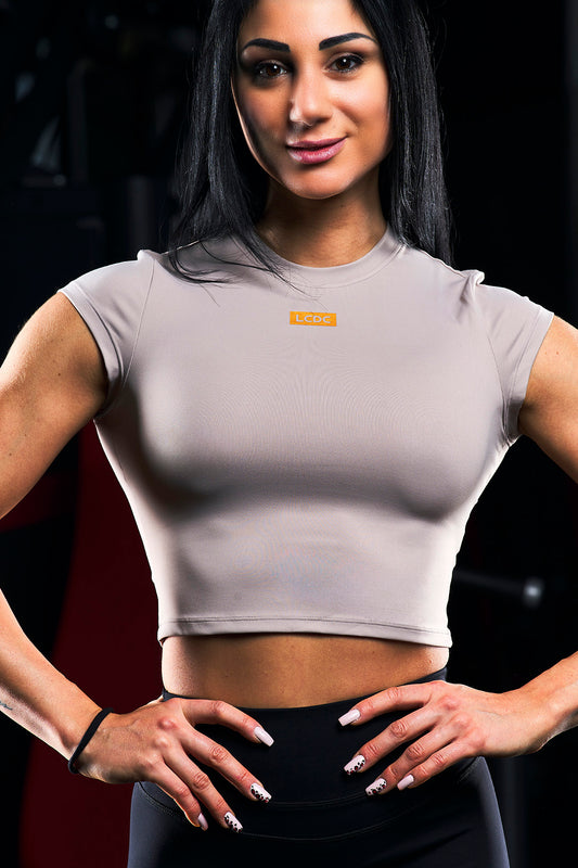 The Cydney - t-shirt aderente palestra, pump cover elasticizzata da donna