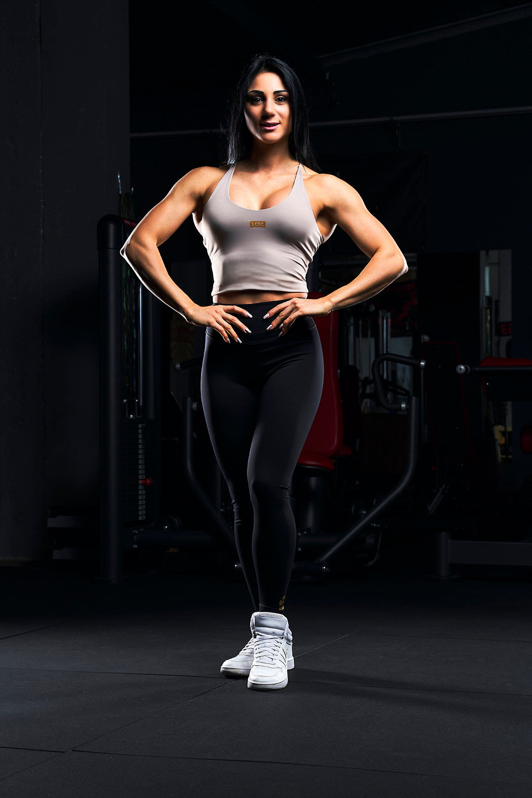 The Cydney - top palestra, canotta sportiva elasticizzata da donna