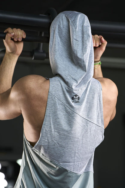 The Kai - canotta uomo con cappuccio - canotta uomo palestra - La Casa dei Campioni®